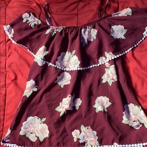 elegant floral shirt